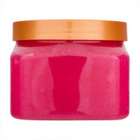 Gommage corporel hydratant et exfoliant au sucre de karité et hibiscus rose, parfum hibiscus rose, pour tous types de peaux