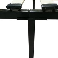 Cadre de lit moderne en métal confortable et durable pour chambre à coucher Base pour hôtel Grand cadre de lit en métal pour lits jumeaux Xl