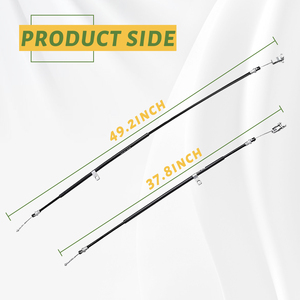 Kit cavi freno 2 pezzi lato guida e lato passeggero per Club Car Precedent 2004+ G&E Golf Cart # 102557502  102557501 - Product Image 4