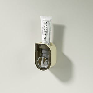 Nordic Storage Rack Non Perforated Mouthwash Cup <b>Holder</b> Bathroom <b>Wall</b> <b>Mounted</b> Toothpaste Squeezer - Product Image 6