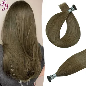 FH factory price raw virgin hair high quality russian keratin k i tip hair extensions human hair