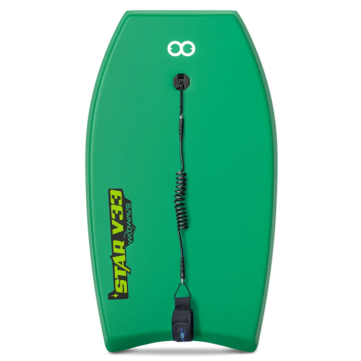 Woowave 33 "Bodyboard de planche de surf souple IXPE de haute qualité avec laisse de surf Personnaliser la planche de surf pour les enfants