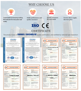 Chariot médical d'urgence pour perfusion, chariot d'hôpital de haute qualité avec tiroir, en <span class=keywords><strong>plastique</strong></span> et alliage d'aluminium, <span class=keywords><strong>colonne</strong></span> verticale, roulettes silencieuses - Product Image 3