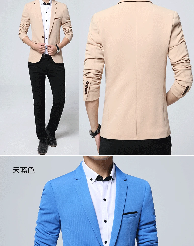 2022 Plus Size 5XL Men's Suits s Autumn Spring Fashion Slim Suit For Men Business Casual Mens Clothing B1987
