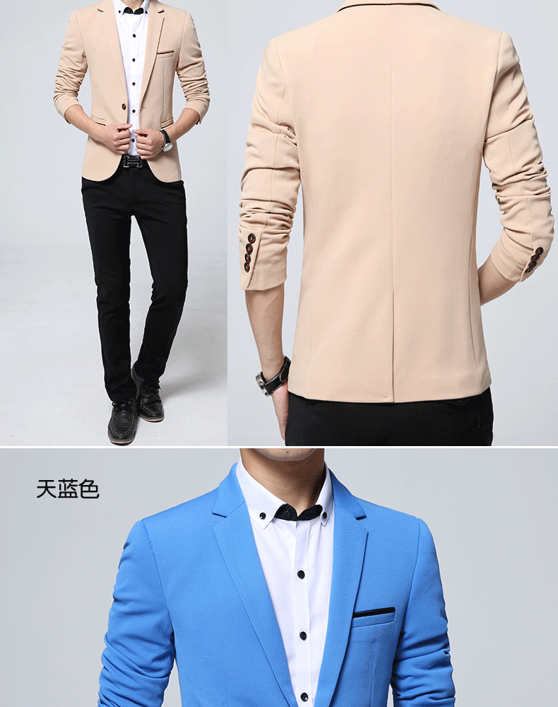 2022 Plus Size 5XL Men's Suits s Autumn Spring Fashion Slim Suit For Men Business Casual Mens Clothing B1987