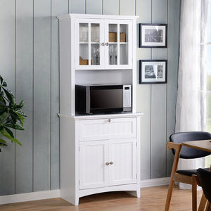 <span class=keywords><strong>Buffet</strong></span> de cuisine moderne autoportant en <span class=keywords><strong>bois</strong></span>, armoire de rangement pour micro-ondes, meuble de salle à manger, couleurs personnalisables, BSCI - Product Image 2