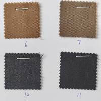100W 320 g/m 210GSM Tissu de laine multicolore de haute qualité Tissu peigné
