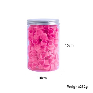 Disposable Tattoo Ink Cups 200pcs Heart Soft Silicone Pigment Holder for Eyebrow <b>Lip</b> Permanent Makeup - Product Image 5
