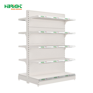 Serie de Estantes de Pared Perforados Blancos de Alta Luminosidad para Tiendas de Conveniencia - Product Image 2