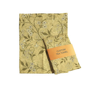 Hoshom Printing – Vente en gros <span class=keywords><strong>de</strong></span> torchons <span class=keywords><strong>de</strong></span> cuisine personnalisés en coton 100 % imprimé sérigraphié, motif Noël, en tissu gaufré type lin, pour boulangerie et pâtisserie - Product Image 3