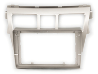 Kit d'installation de panneau de garniture de tableau de bord pour autoradio 9 pouces, adaptateur de réaménagement d'autoradio compatible avec Toyota Vios Yaris Sedan Belta