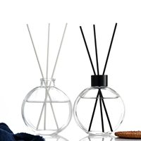 Bouteille diffuseur de parfum en verre transparent 150 ml, flacon vide d'aromathérapie, pot d'emballage de luxe pour diffuseur