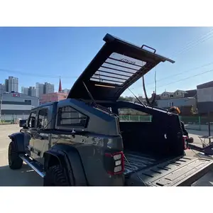 Wholesale Hot Sale Unique Waterproof Steel Hardtop Topper Canopy Split design camper Pickup Truck Special For JT Gladiator