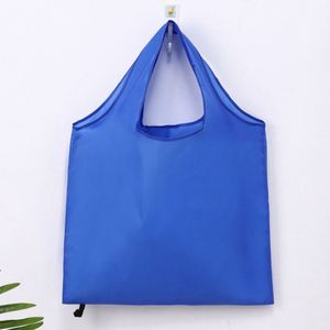 Bolsa de Compras Plegable Portátil de Poliéster 190T, Resistente, Impermeable y Reciclable para Supermercado - Product Image 4