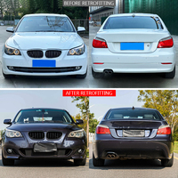 Kit de rétrofit complet 2004-2010 : pare-chocs avant, capot moteur avant, pare-chocs arrière et lèvre arrière pour BMW Série 5 E60 - Amélioration MT