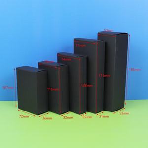 Emballage de cosmétiques en matériaux recyclés biodégradables avec doublure en éponge Boîte à rabat pour rouge à lèvres et crayons à lèvres - Product Image 3