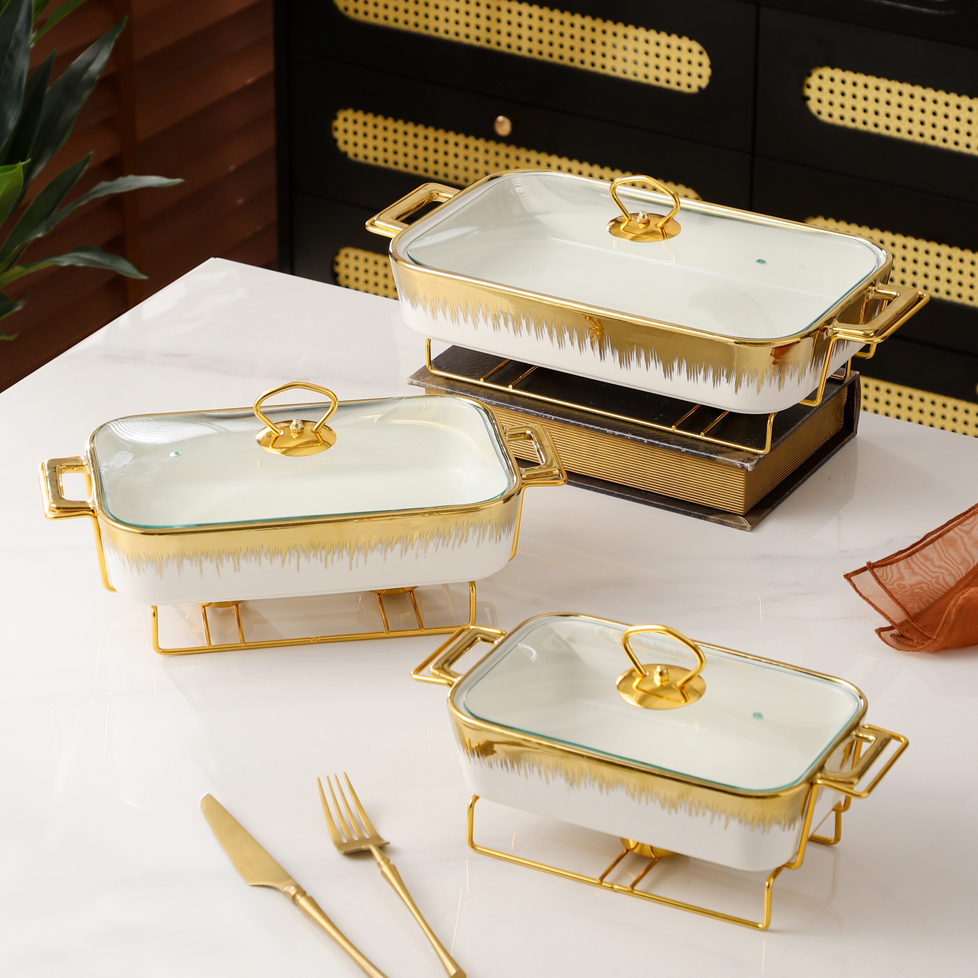 ceramic buffet set