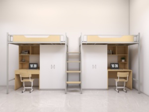 Cama Litera Doble de Diseño Moderno, Acero de Alta Calidad, Tamaño Personalizable, Garantía de 6 Años para Dormitorio Escolar, <span class=keywords><strong>Alquiler</strong></span> de Apartamentos - Product Image 2