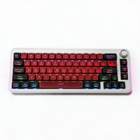 Clavier mécanique à commutation à chaud filaire/sans fil 2,4 G RVB disposition 65 % joint personnalisé clavier de jeu