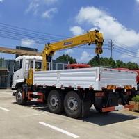 Camion-grue Dongfeng 6x6 de 10 tonnes, grue à flèche mobile tout-terrain