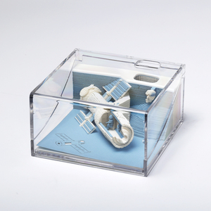 Hot bán 3D giữa các vì sao Voyage nghệ thuật Memo Pad tàu vũ trụ và máy dò hình dạng giấy khắc khắc rời lá tính năng - Product Image 2