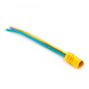 Amass MT30 Stecker auf Buchse Verbindungskabel 16AWG 10CM MT30-<span class=keywords><strong>M</strong></span> MT30-F zu Offenen Enden Pigtail-Kabel - Product Image 3
