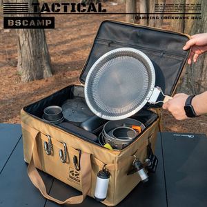 Collapsible for Long Trips Folding Organizer Anti-Collision Gas Tank and Tableware Camping Picnic <b>Bag</b> Custom Logo - Product Image 1