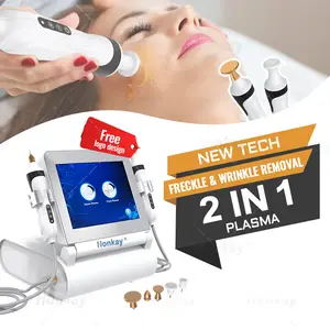 2024 New 2 in 1 Ozone Plasma Acne Scar Removal Machine plasma beauty pen for Wrinkle Eye Lifting Freckle Spot Mole Removal
