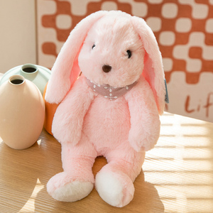 Thoải mái PP bông phim hoạt hình thỏ cho giấc ngủ và các bên Big-eared Easter Bunny mềm đồ chơi sang trọng trong áo len - Product Image 3