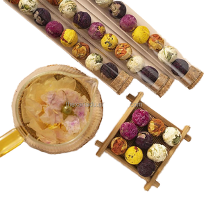 Chine fait à la main Yunnan pure fleur thé <span class=keywords><strong>Dragon</strong></span> perle boule à thé étiquette privée emballage cadeau thé sain en <span class=keywords><strong>Tube</strong></span> - Product Image 1