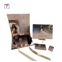 Boîtes rigides pour perruques MUYANG avec doublure en satin et ruban, logo personnalisé, emballage d'accessoires de mode haut de gamme