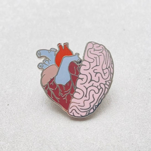 Tùy Chỉnh Bác Sĩ Quà Tặng Khuyến Mãi Rất Nhiều Pins Ve Áo Phong Cách Khác Nhau Organ Hình Dạng Kim Loại Phù Hiệu Cứng Mềm Men Giải Phẫu Y Tá Mạ - Product Image 4