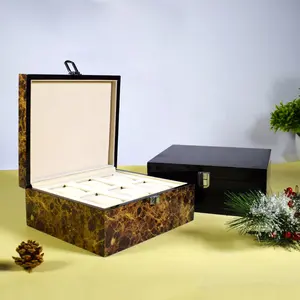XJH organizatör depolama katı ahşap mücevher kutusu lüks vitrin özelleştirilmiş saat kutusu