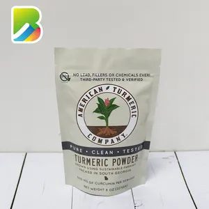 Logocrint 14*20Cm Oem dengan Ritsleting untuk Biji-bijian Daging Sapi Jerky Hadiah Mewah Label Kacang Macadamia Cetak Dalam Kantong Kemasan