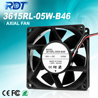 Ventilateur axial industriel DC, interface 4 fils, 3AUA0000123670 3615RL-05W-B46, flux d'air stable, ventilateur de refroidissement à entraînement variable, remplacement OEM