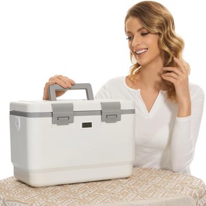 Nevera Portátil <span class=keywords><strong>para</strong></span> Leche Materna <span class=keywords><strong>de</strong></span> 5.5L, Mini, Aislada Térmicamente, OEM, Alta Calidad, Impermeable, con Correa, Logotipo Personalizado, Material PET - Product Image 1