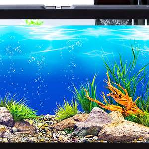 12X21Inch Dubbelzijdig <span class=keywords><strong>Aquarium</strong></span> Achtergrond <span class=keywords><strong>Aquarium</strong></span> Poster Decoratie Papier Cling Decals Behang Sticker - Product Image 4