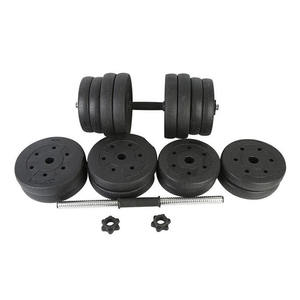 FDFIT réglable pondéré sable mélange haltères ensemble ménage fer rempli caoutchouté <span class=keywords><strong>20</strong></span> <span class=keywords><strong>Kgs</strong></span> - Product Image 5