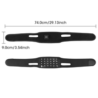 Bandeau facial de luminothérapie rouge 660nm 850nm pour le visage, la mâchoire, le cou et les poignets, avec minuterie intelligente, pour la maison, le bureau et le salon
