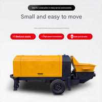 Pompe à béton diesel 30-40M3H avec portée verticale de 120 m pour petits projets de construction