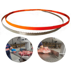 Lame per Sega a Nastro Industriali per Carne Bianca 2/6/8 Pollici Compatibili con Biro 3444/3334 .022 X 5/8 X 4TPI Saldatura ad Alta Frequenza - Product Image 3