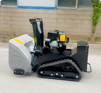Souffleuse à neige télécommandée à moteur essence, largeur 1 mètre