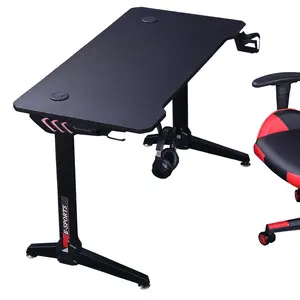 New modern RGB led light computer desks light gaming desk table Ergonomic Design