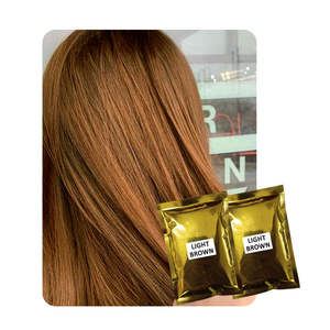 Organic ISO Halal GMP Certified Herbal Light Brown Semi-Permanent <b>Hair</b> Color <b>Dye</b> Powder Form 100% Cover <b>Grey</b> <b>Hair</b> Manufacturer - Product Image 1