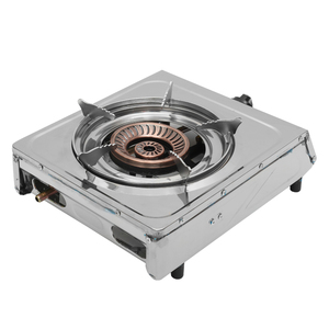 Cuisinière à gaz portable à brûleur unique en acier inoxydable noir élégant avec <span class=keywords><strong>chauffage</strong></span> rapide pour camping-car, camping et cuisine domestique - Product Image 3