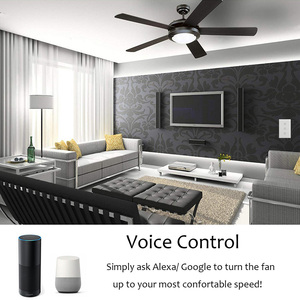 LEDEAST FS03B EE. UU. Interruptor de ventilador de control inteligente <span class=keywords><strong>Wifi</strong></span> táctil estándar compatible con Alexa Google Home - Product Image 6