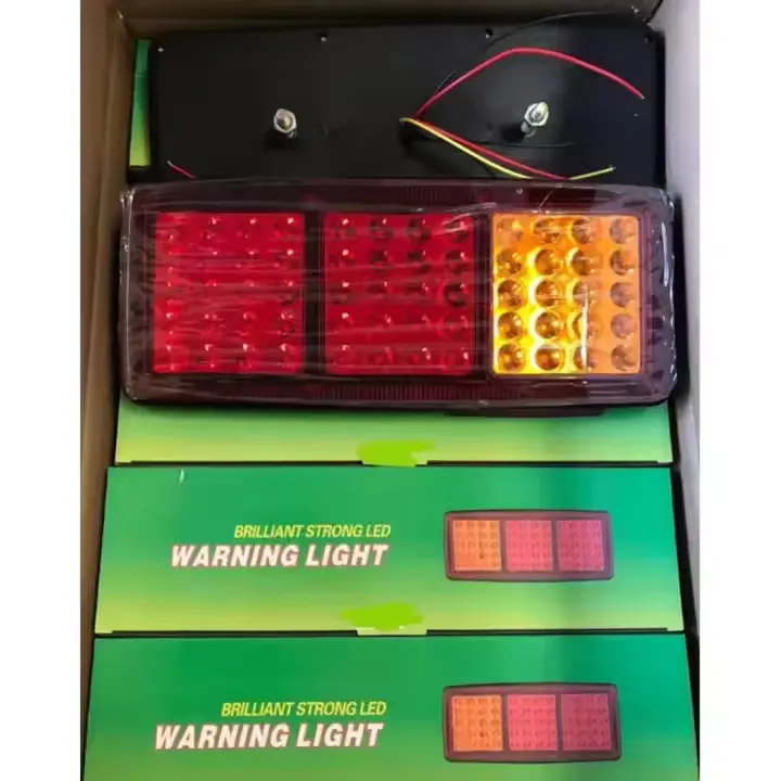 Lampu belakang truk Led 60 V lampu ekor led kuat Cemerlang kendaraan berat Untuk benz