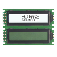 Module LCD COB 1602 double rangée 16x2 14 broches 2,24 pouces Affichage STN Rétroéclairage LED 3,3V/5V Montage sur carte PCB 350cd/m² -20°C-70°C