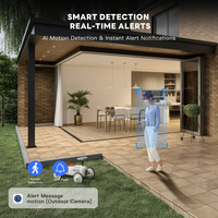 GW-P1FD-M3X-K2 Ghandwerker Wireless WIFI IP PTZ Kamera 8CH NVR Kits Auto Tracking Gesichts erkennung Home Security Zwei-Wege-Audio