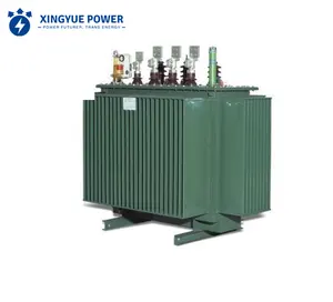 10000kva 10kVA 11kv 35kv 12500kva S11 transformador de potencia de distribución de corriente eléctrica de voltaje sumergido en aceite trifásico 15kva